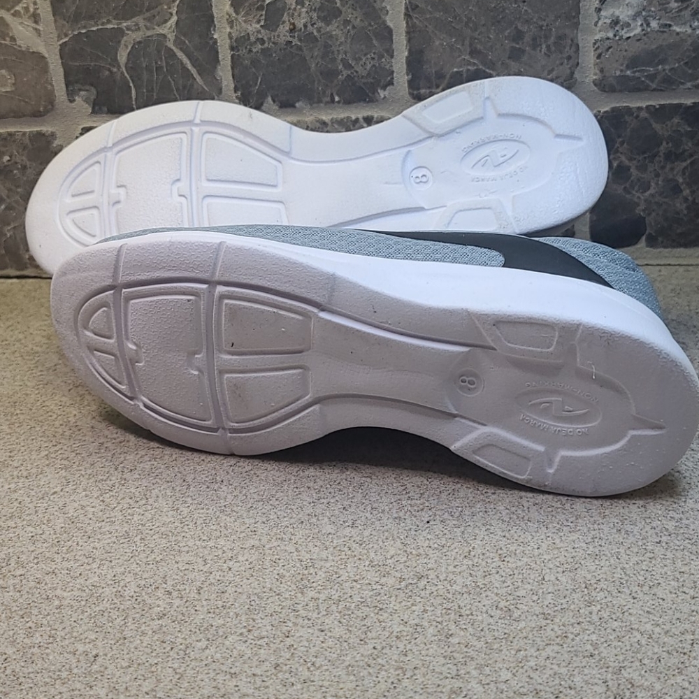 Athletic Works MENS Memory Foam.  Grey/White sz 8 - Picture 7 of 10